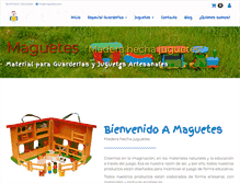 Tablet Screenshot of maguetes.com